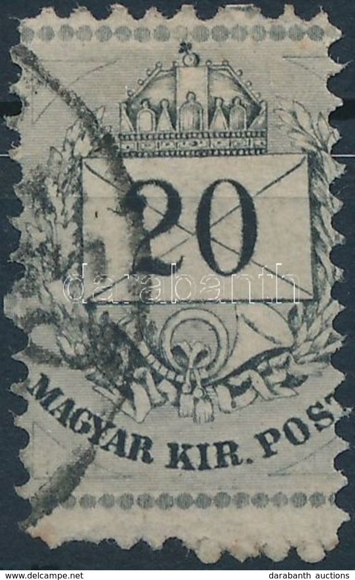 O 1874 20kr Extra Keskeny Bélyeg (ex Lovász) - Otros & Sin Clasificación