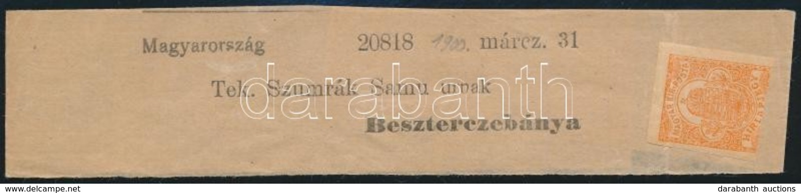 1900 Újságszalag Hírlapbélyeggel Bélyegzés Nélkül - Otros & Sin Clasificación