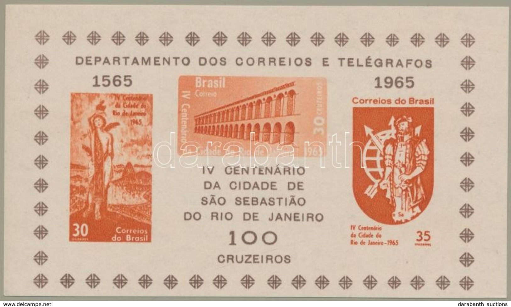 ** 1965 Rio De Janeiro Blokk Mi 14 - Otros & Sin Clasificación