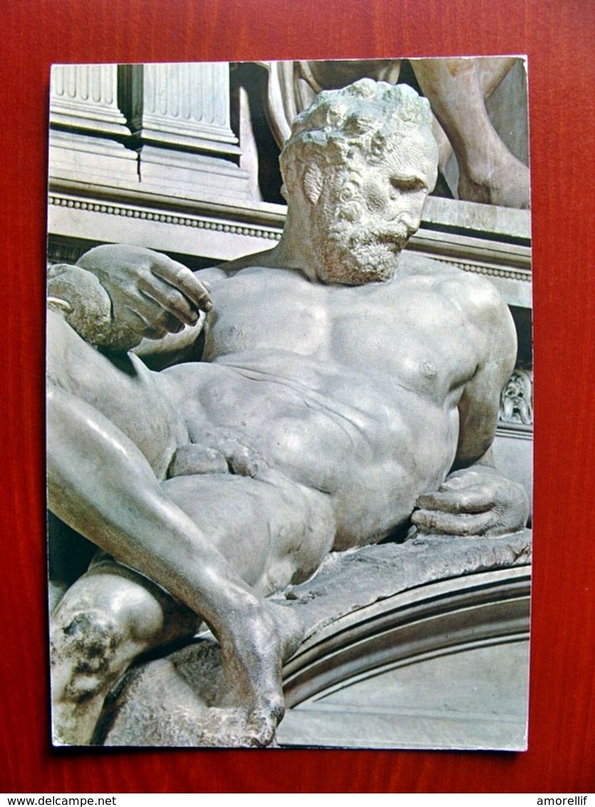 (FG.V60) MICHELANGELO - IL CREPUSCOLO (FIRENZE, CAPPELLA MEDICI) NV - Sculture