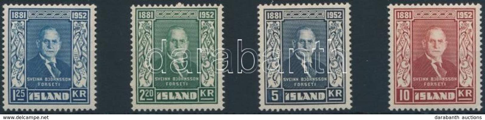 ** 1952 Sveinn Börnsson Sor Mi 281-284 - Otros & Sin Clasificación