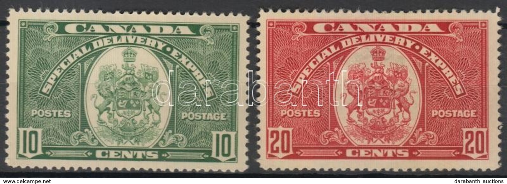 * 1938 Expressz Bélyeg Sor / Express Stamp Set Mi 209-210 - Otros & Sin Clasificación