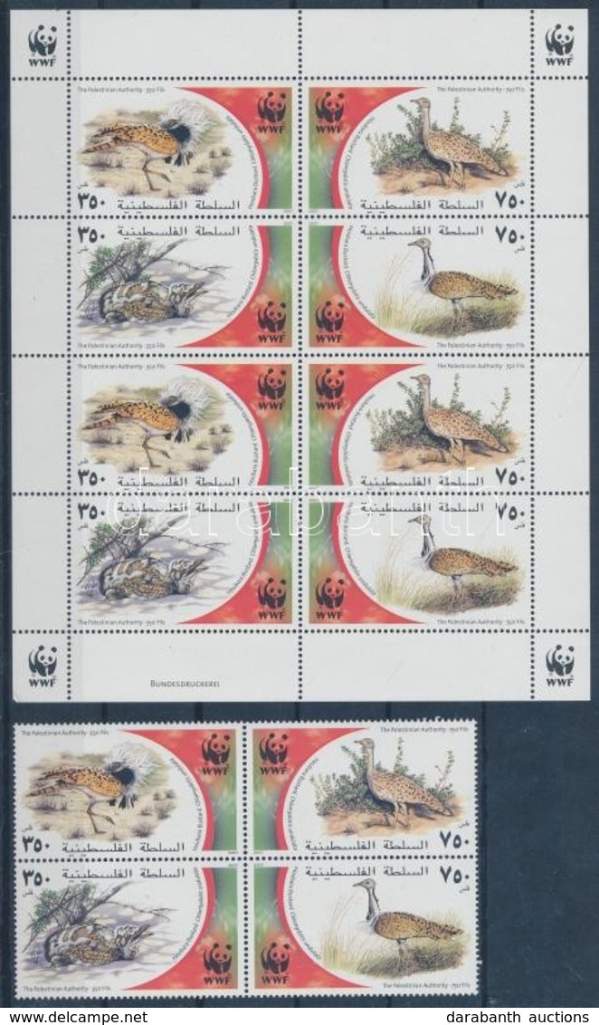 ** 2001 Galléros Túzok Négyestömb + Kisív Mi 192-195 - Otros & Sin Clasificación