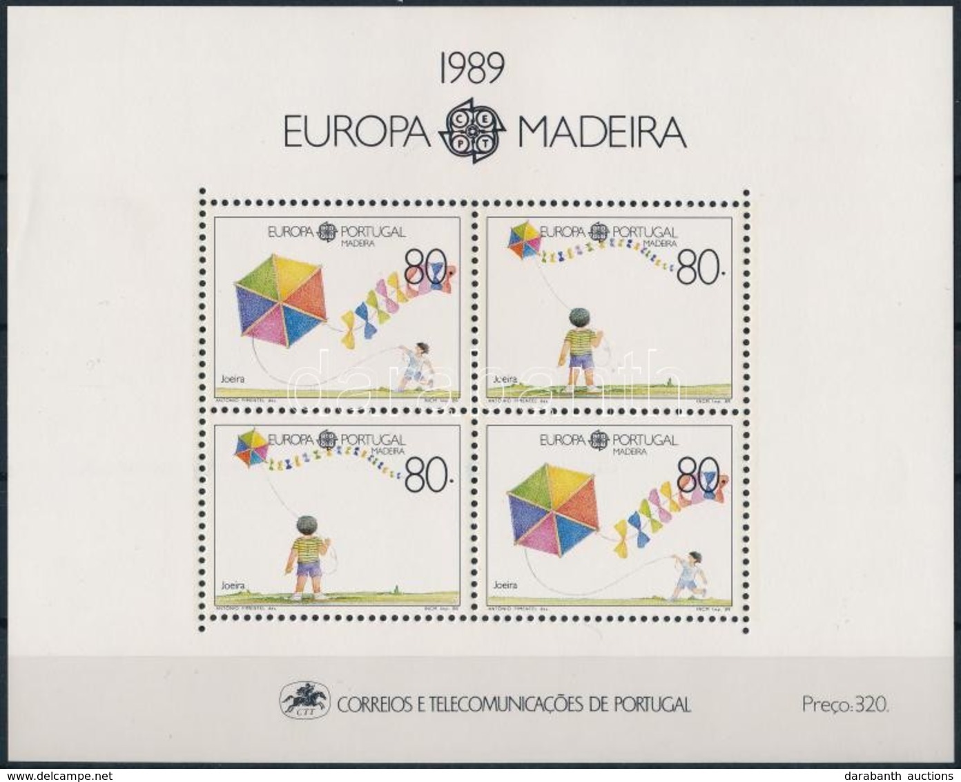 ** 1989 Europa CEPT Blokk,
Europa CEPT Block
Mi 10 - Otros & Sin Clasificación