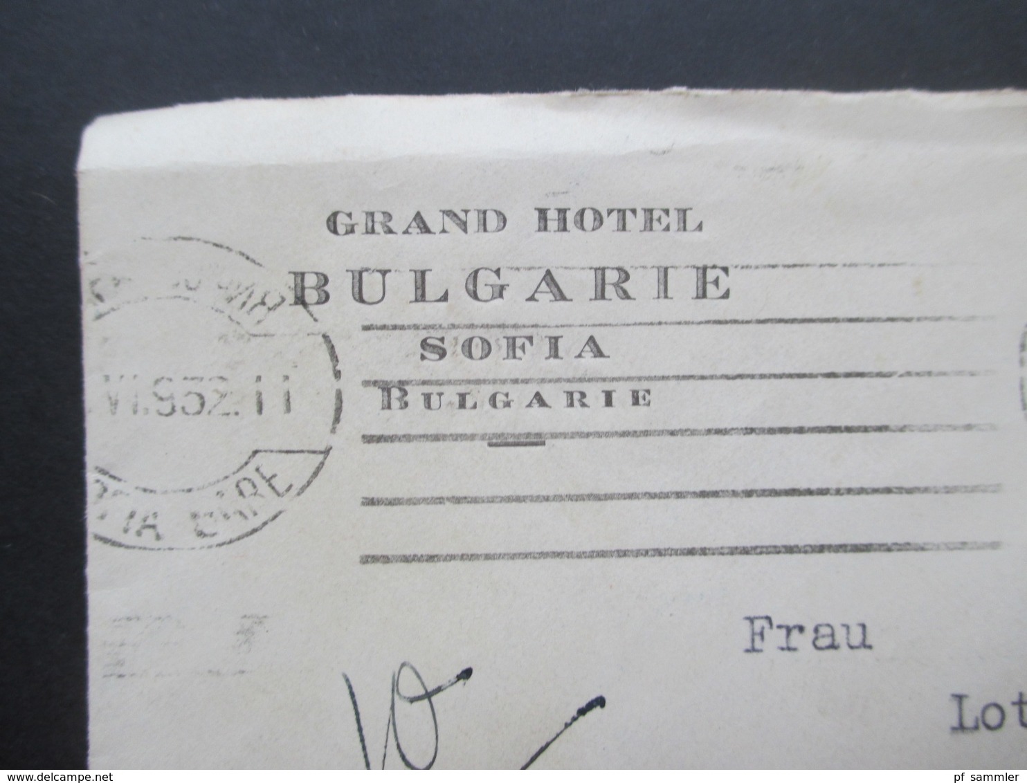 Bulgarien 1932 Zar Boris Nr. 227 MeF (3) Sofia Gare - Berlin Umschlag Grand Hotel Bulgarie Sofia - Lettres & Documents