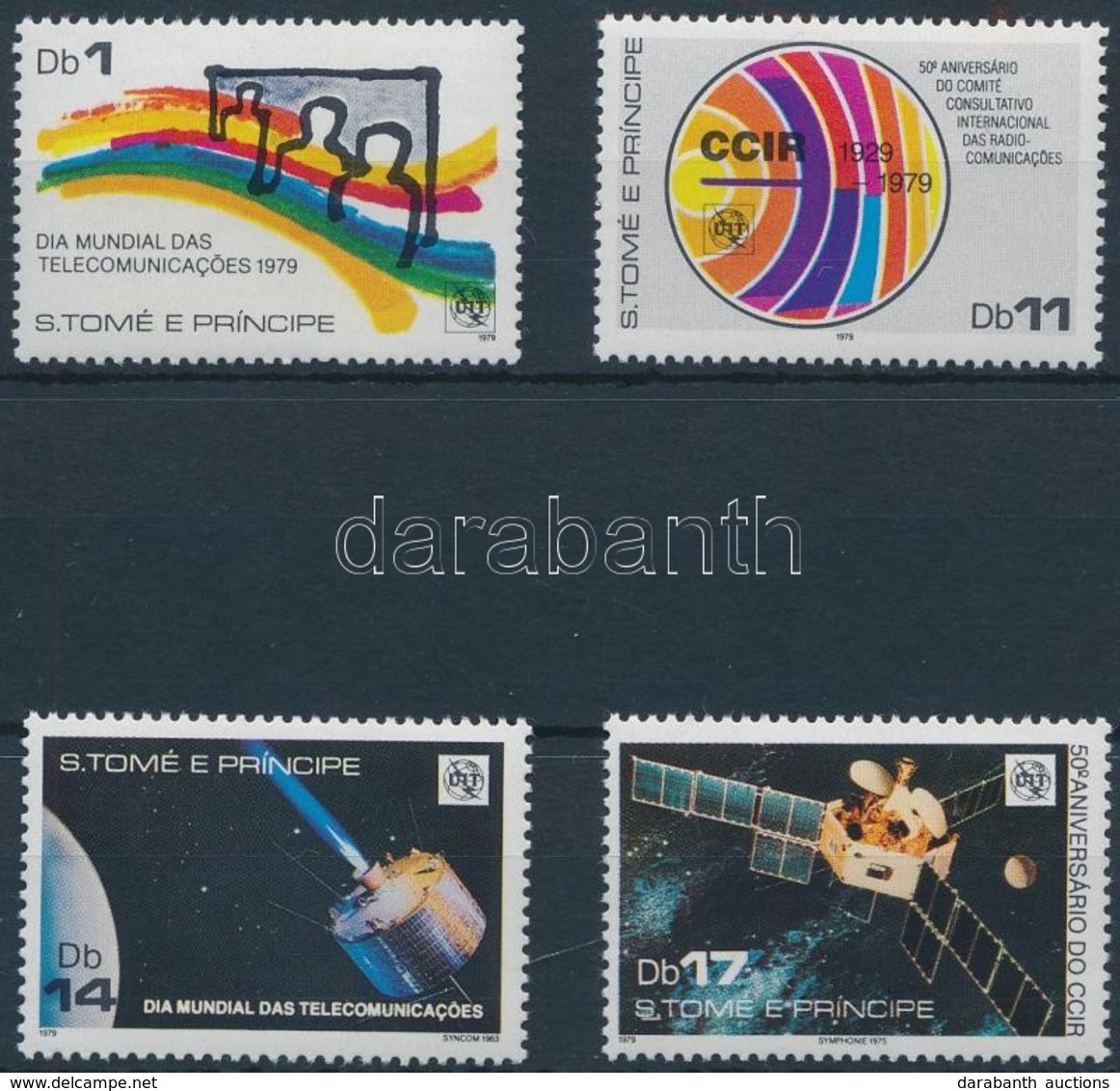 ** 1979 Távközlési Világnap Sor,
World Telecommunication Day Set
Mi 575-578 - Otros & Sin Clasificación