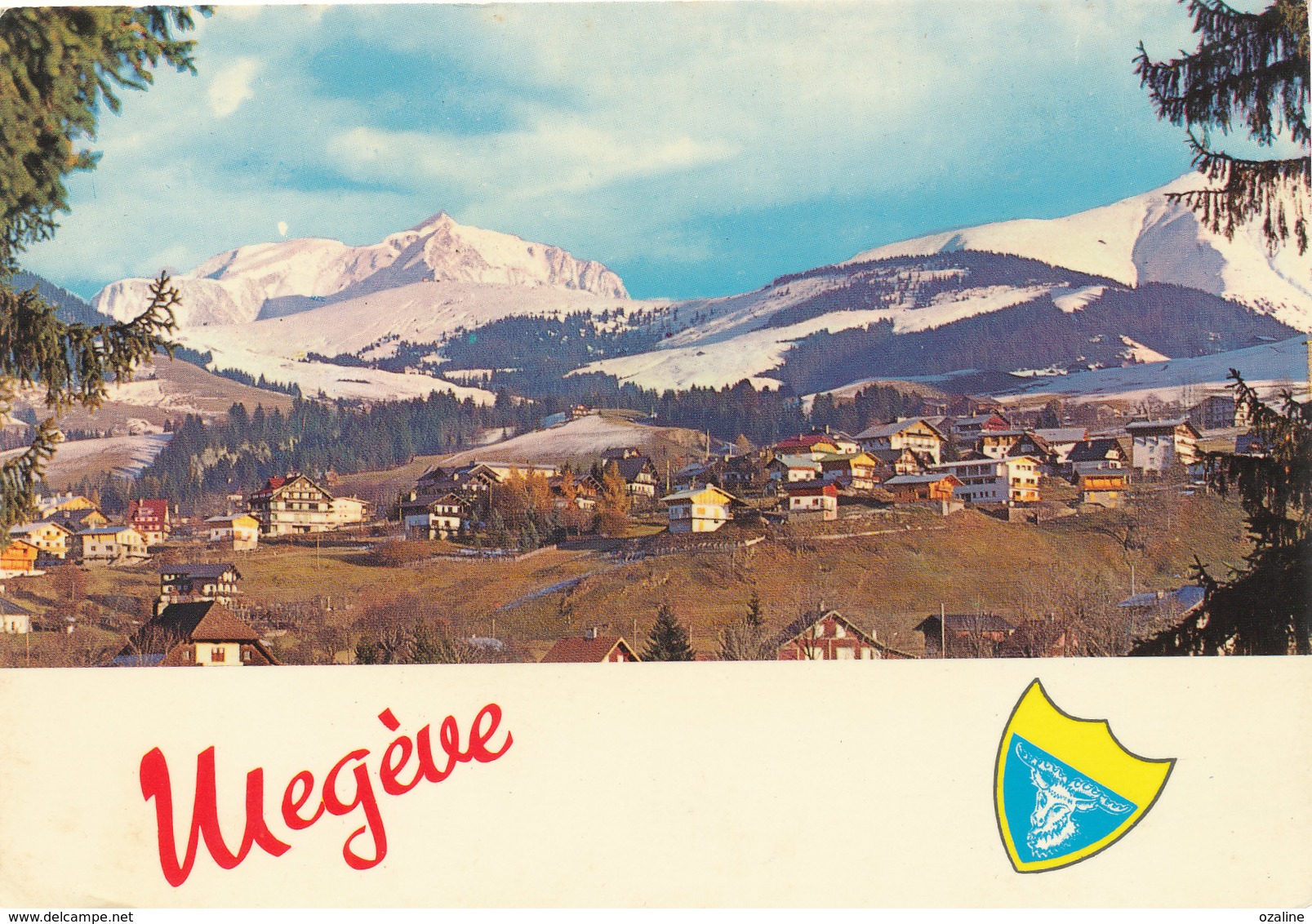 Haute Savoie , Megeve , Le Mont De Joux Et Le Mont Blanc - Megève