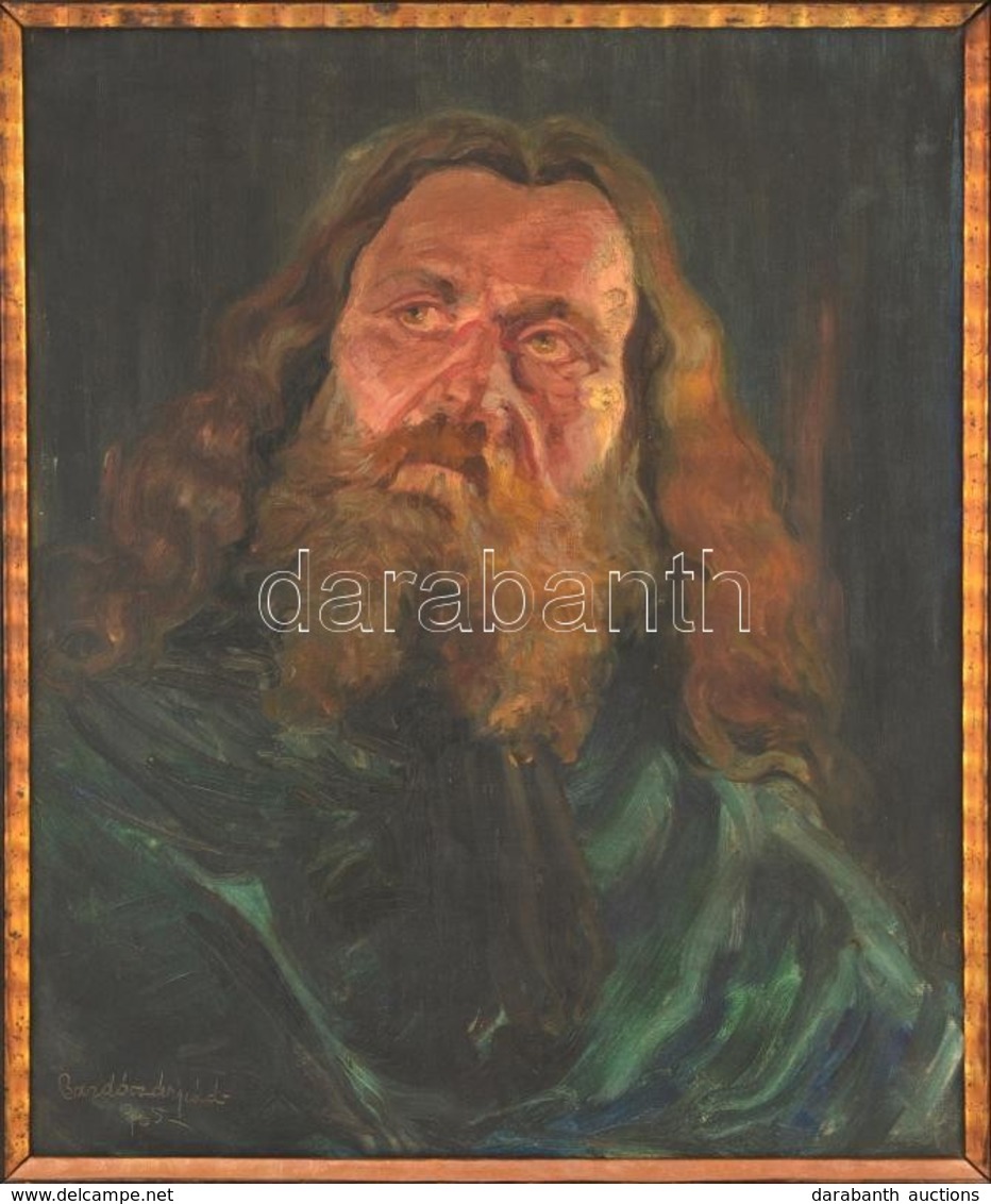 Bardócz Árpád (1882-1938): Zichy Mihály Portré. Olaj, Vászon, Jelzett, Keretben, 60×50 Cm - Otros & Sin Clasificación