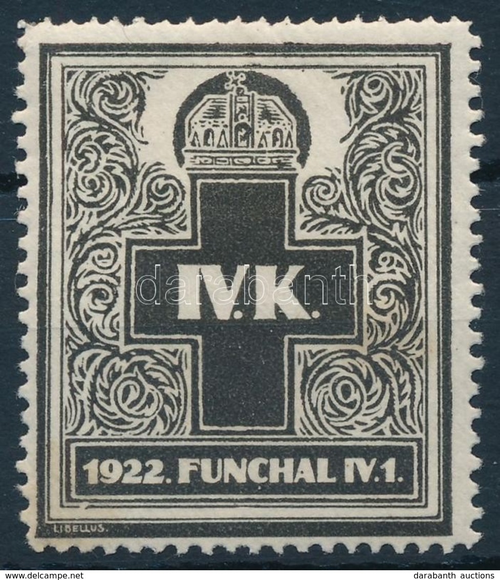 1922 Károly Király Gyász Levélzáró - Ohne Zuordnung