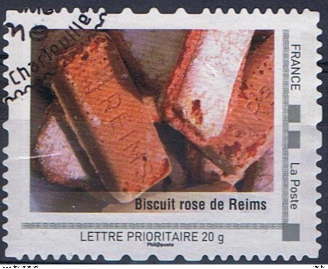 Biscuit Rose De Reims - Champagne-Ardenne -  Lettre Prioritaire 20 G - Collectors