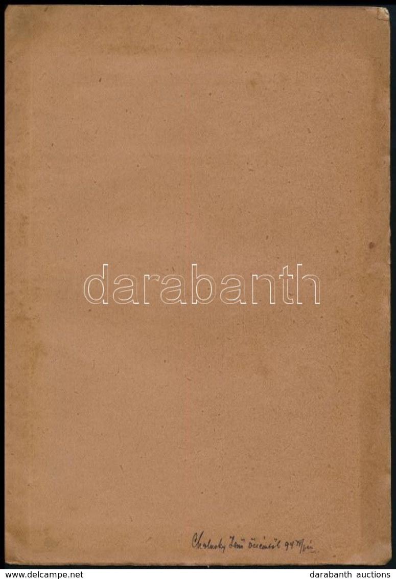 Cca 1893-1894 Cholnoky Jenő: Jelentés A Balatoni önműködő Vízjelző Készülékek Eredményéről. A Tihanyi Mérésről. A Balato - Otros & Sin Clasificación