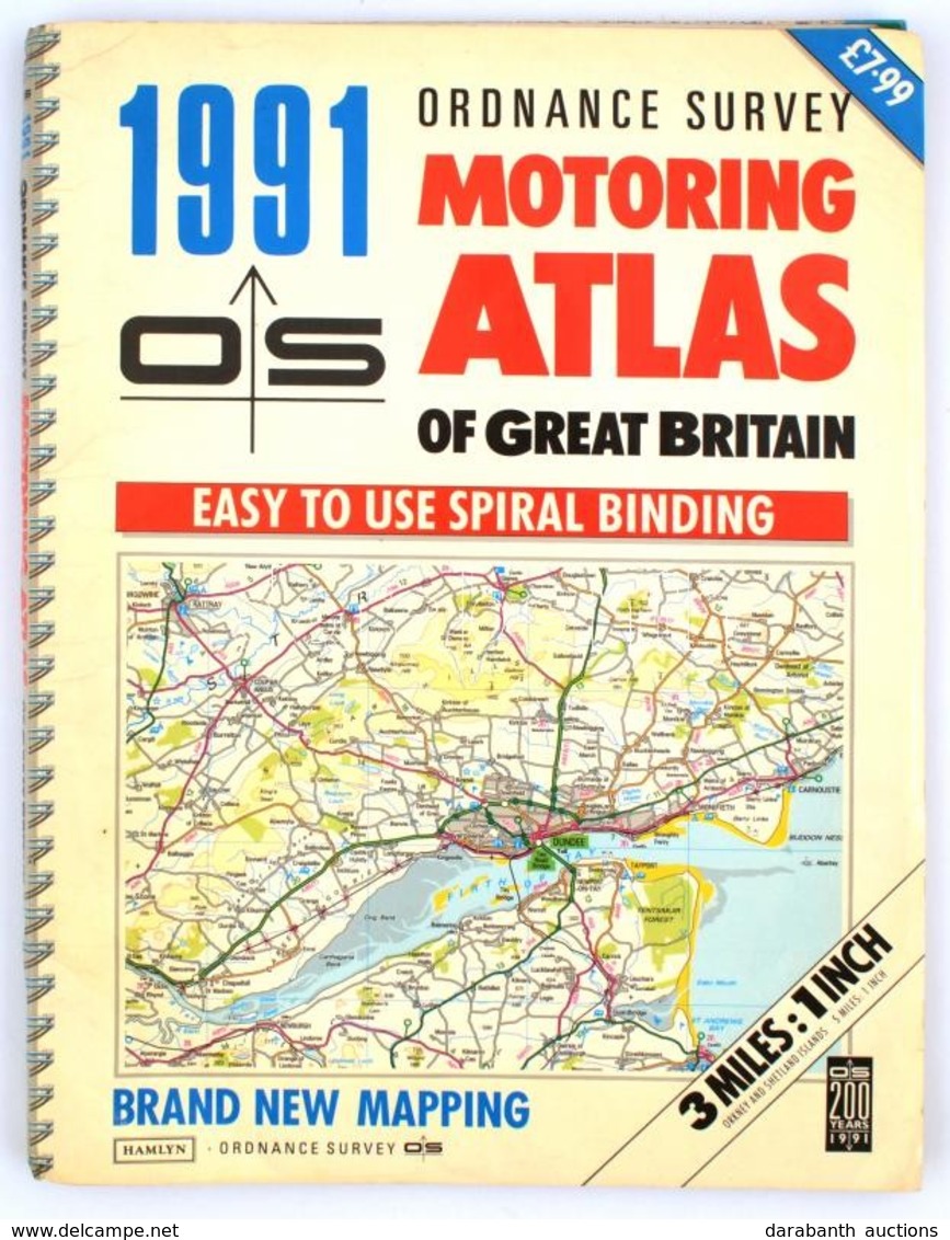 1991 Motoring Atlas Of Great Britain, 140p - Otros & Sin Clasificación