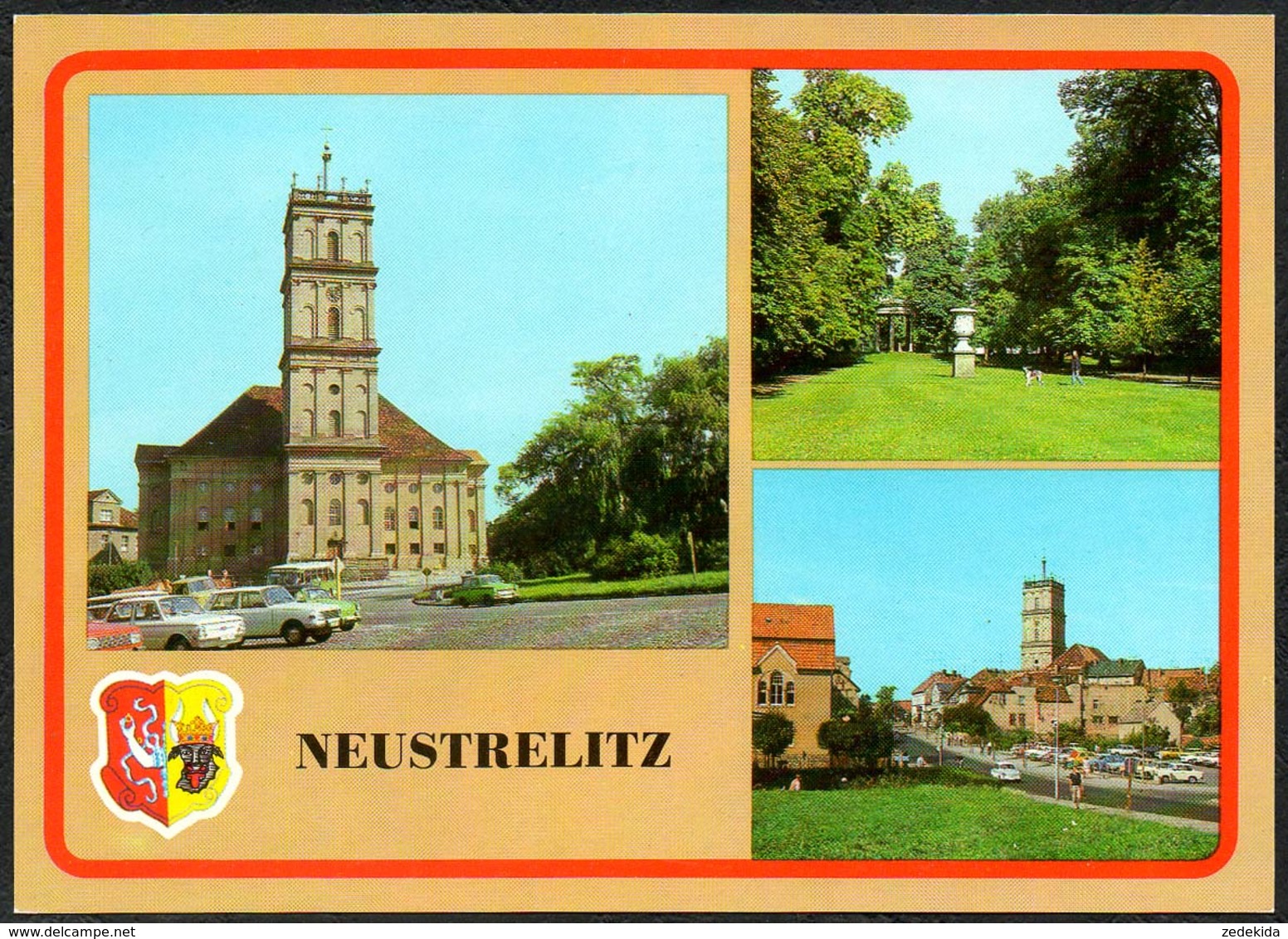 D3396 - TOP Neustrelitz Markt - Verlag Bild Und Heimat Reichenbach - Neustrelitz