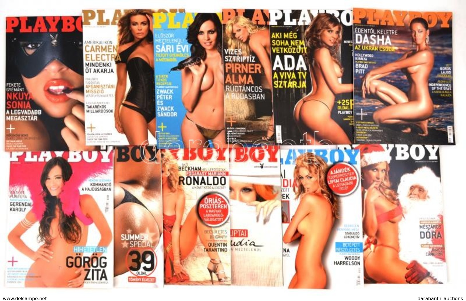 2009 Playboy Erotikus Magazin. 2009., 1-12. Sz., XI. Teljes évfolyama. - Sin Clasificación