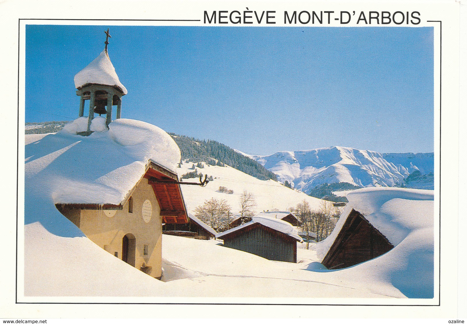 Haute Savoie  , Megeve Mont D'arbois ,chapelle Du Maz - Megève