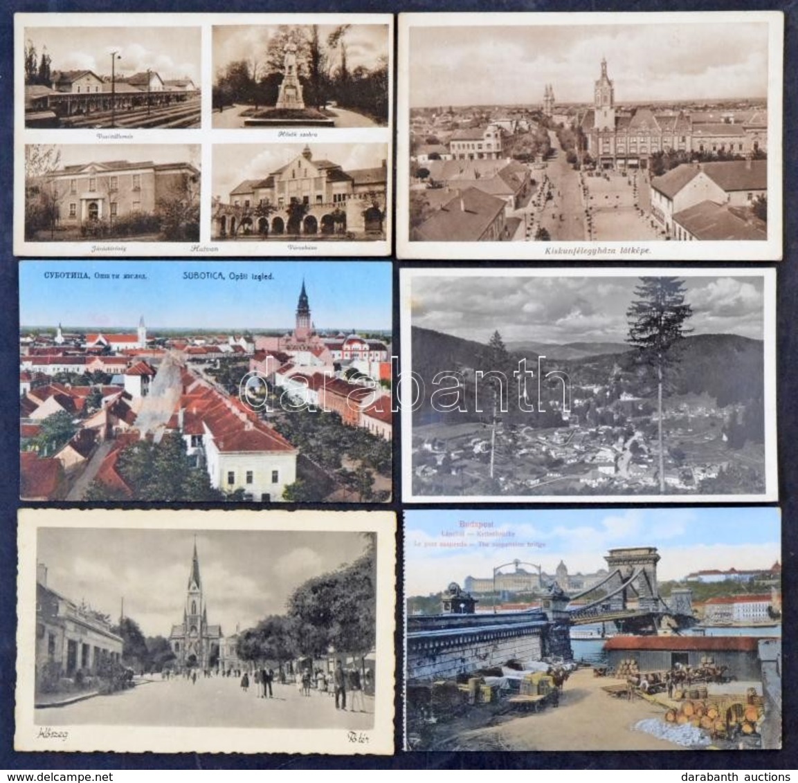 ** * Kb. 150 Db RÉGI Történelmi Magyar Városképes Lap / Cca. 150 Pre-1945 Historical Hungarian Town-view Postcards From  - Sin Clasificación