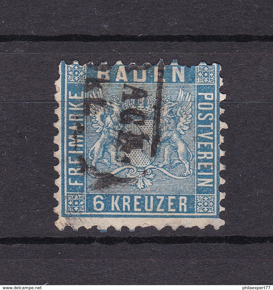 Baden - 1862/63 - Michel Nr. 14 - Gest. - 100 Euro - Other & Unclassified