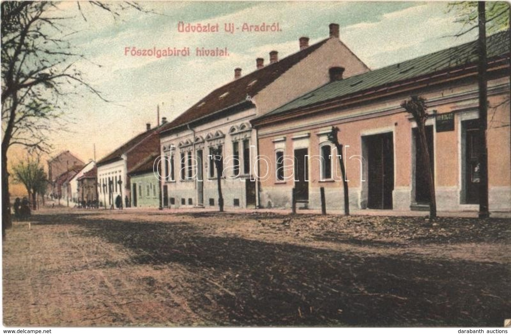 T2 Arad, Újarad, Aradul Nou; Főszolgabírói Hivatal, Mayr Lajos üzlete / Chief Constable's Office, Shop Of Mayr - Sin Clasificación