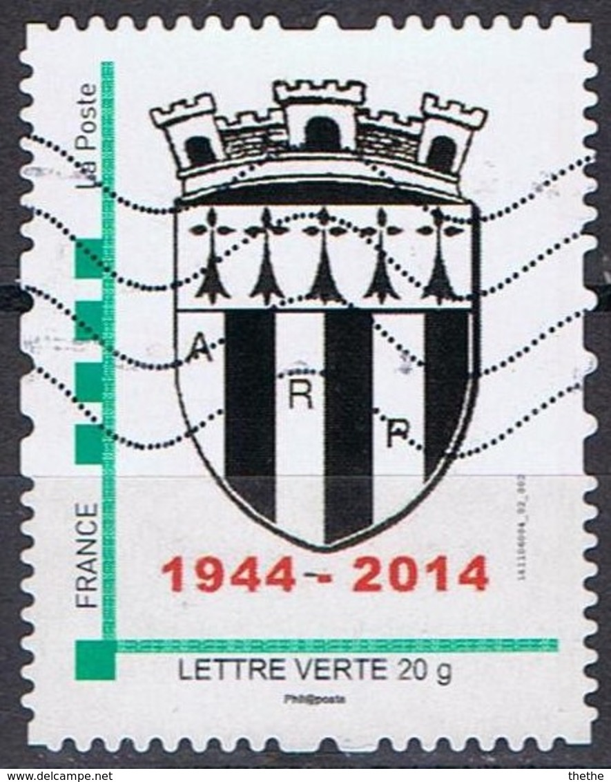 A R P -( Blason)  1944 - 2014  - Lettre Verte - Sonstige & Ohne Zuordnung