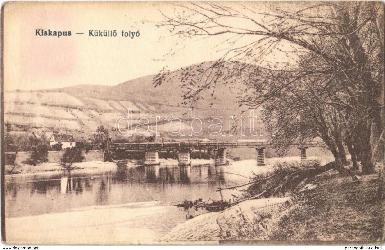 T2/T3 1915 Kiskapus, Kleinkopisch, Copsa Mica; Küküllő Folyó és Híd / Tarnava River And Bridge (EK) - Sin Clasificación