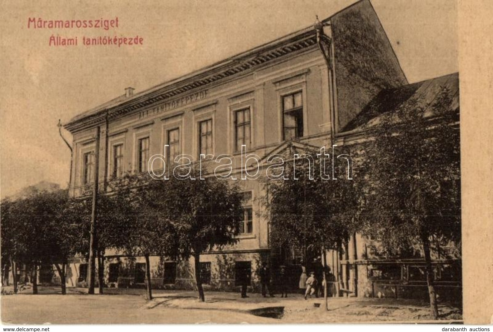 T2 1910 Máramarossziget, Sighetu Marmatiei; Állami Tanítóképezde. W. L. (?) No. 249. Kiadja Berger Miksa / Teachers' Sch - Sin Clasificación