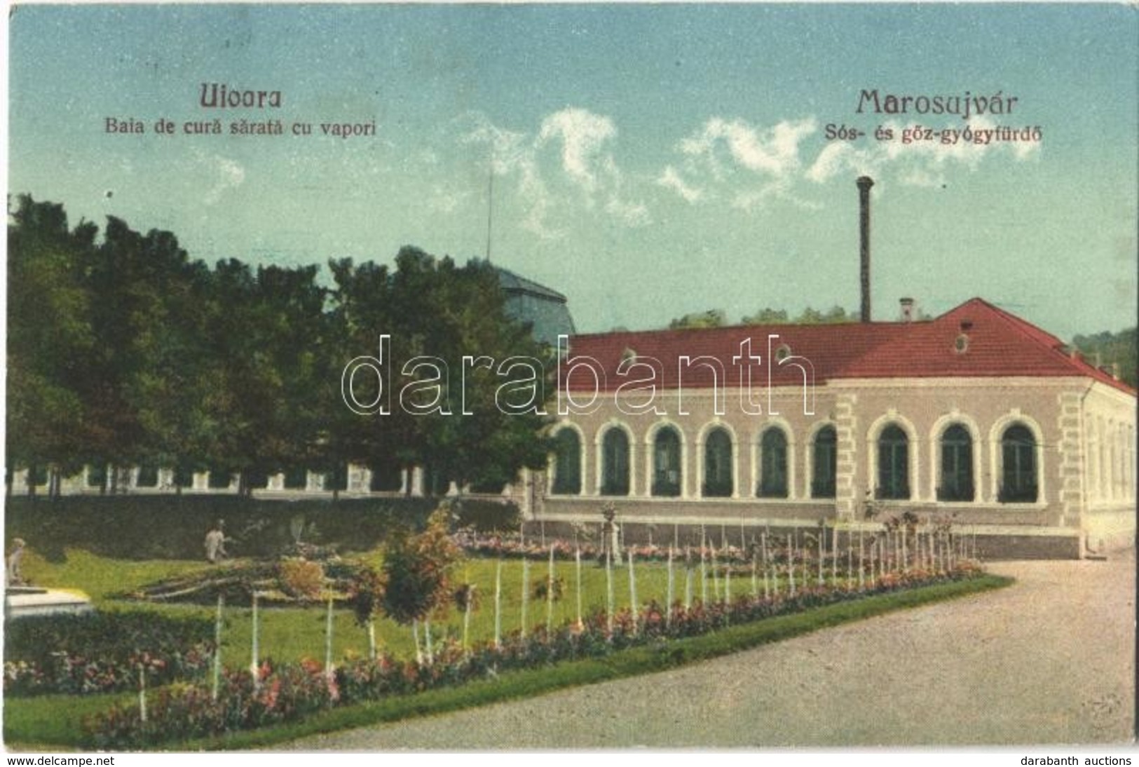 T2 1925 Marosújvár, Uioara, Ocna Mures; Baia De Cura Sarata Cu Vapori / Sós és Gőz Gyógyfürdő / Salt And Steam Baths, Sp - Sin Clasificación