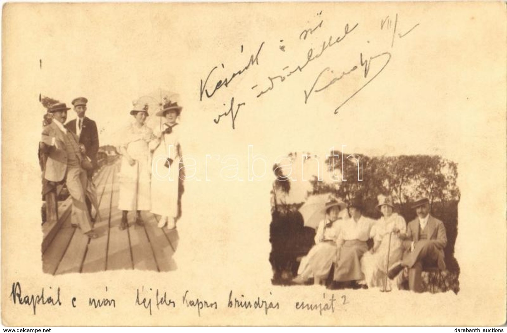 T2 1917 Eperjes, Presov; Kirándulók / Tourists. Photo - Otros & Sin Clasificación