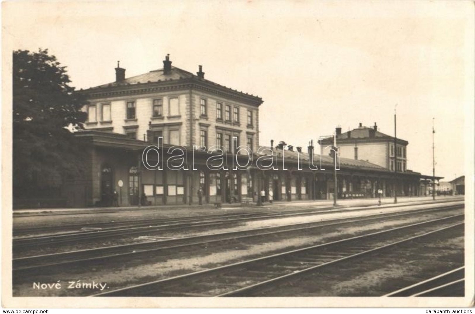 T2 1926 Érsekújvár, Nové Zámky; Vasútállomás / Railway Station - Otros & Sin Clasificación