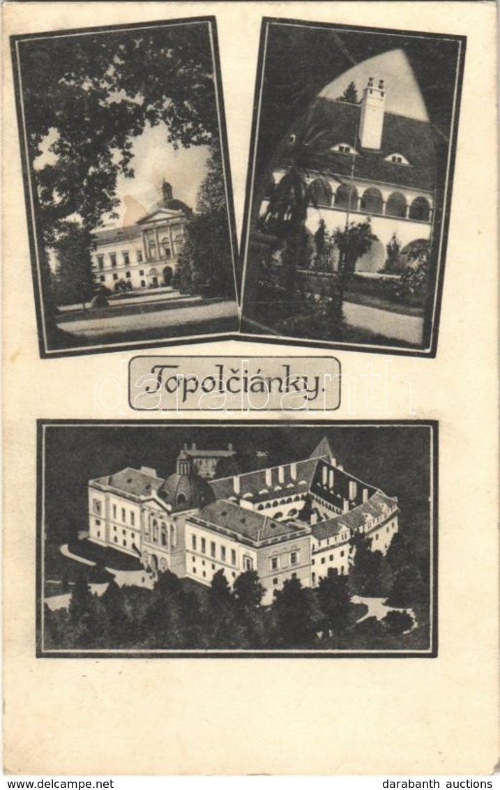 * T2/T3 Kistapolcsány, Topolcianky; Gróf Keglevich Kastély (József Kir. Herceg Kastély) / Castle (Felszíni Sérülés / Sur - Otros & Sin Clasificación