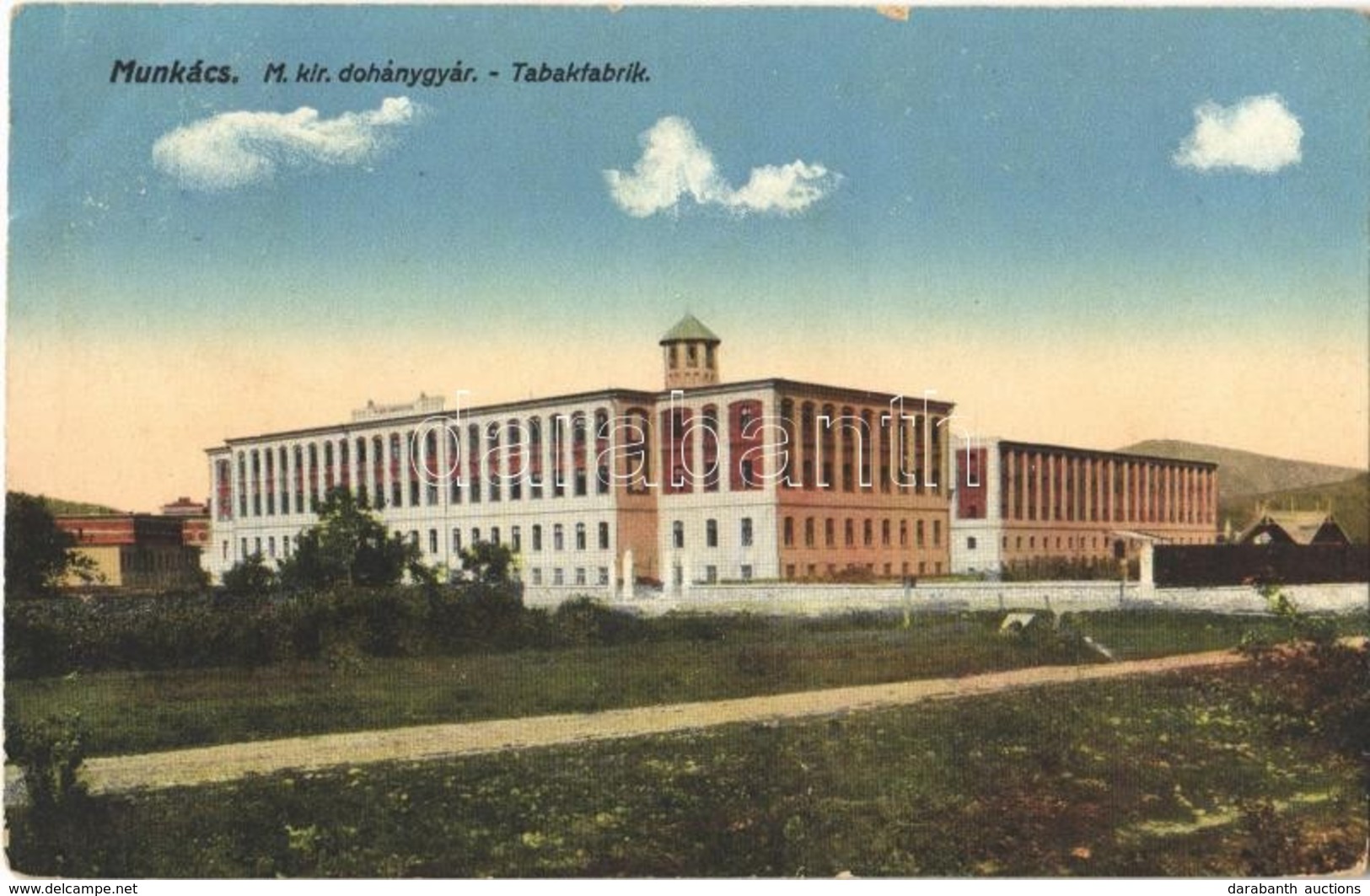 T2 Munkács, Mukacheve, Mukachevo, Mukacevo; M. Kir. Dohánygyár / Tabakfabrik / Tobacco Factory - Otros & Sin Clasificación