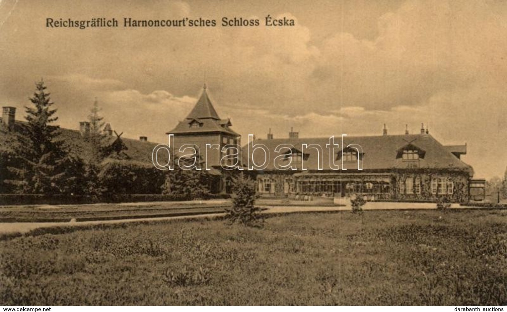 ** T2 Écska, Ecka; Gróf Harnoncourt Kastélya. Phot. Oldal / Castle - Sin Clasificación