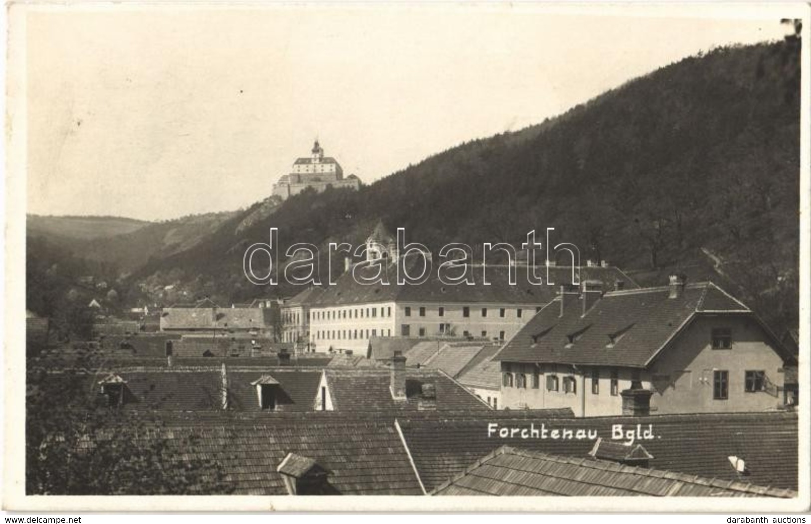 T2/T3 1930 Fraknó, Forchtenstein; Vár / Burg / Castle. Photo (fl) - Sin Clasificación