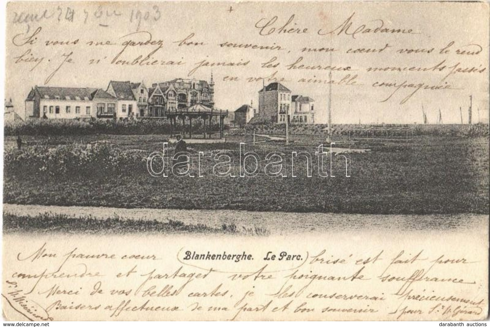 T2/T3 1903 Blankenberge, Blankenberghe; Le Parc / Park (EK) - Otros & Sin Clasificación