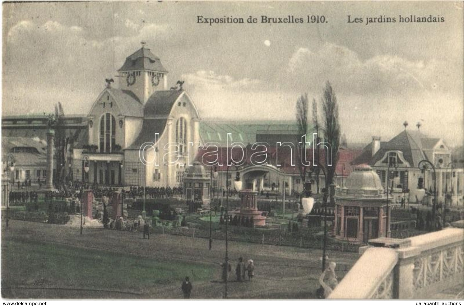 * T3 1910 Bruxelles, Brussels; Les Jardins Hollandais, Exposition / Dutch Garden  (Rb) - Otros & Sin Clasificación