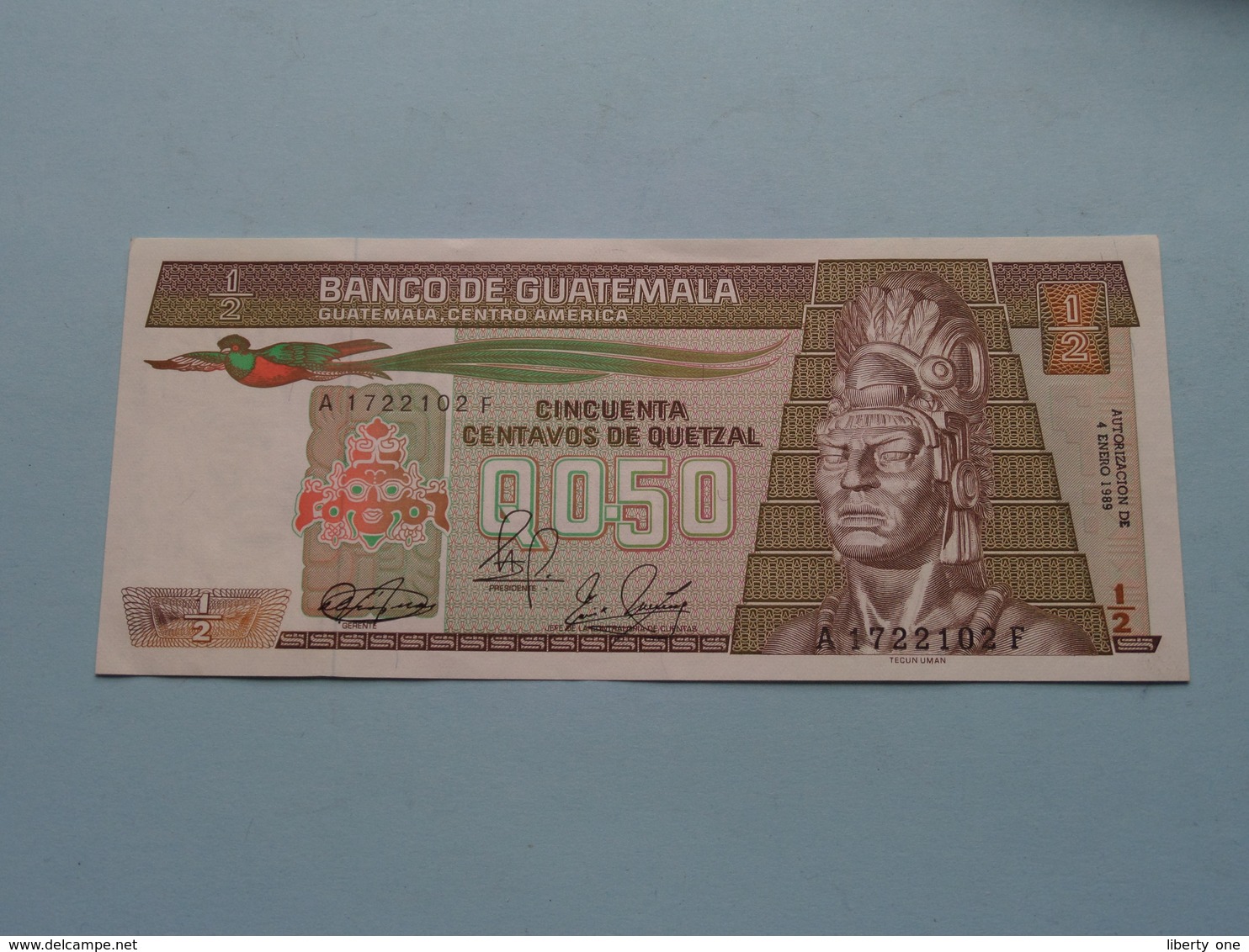 CINQUENTA Centavos De Quetzal > Banco De GUATEMALA ( For Grade, Please See Photo ) UNC ! - Guatemala