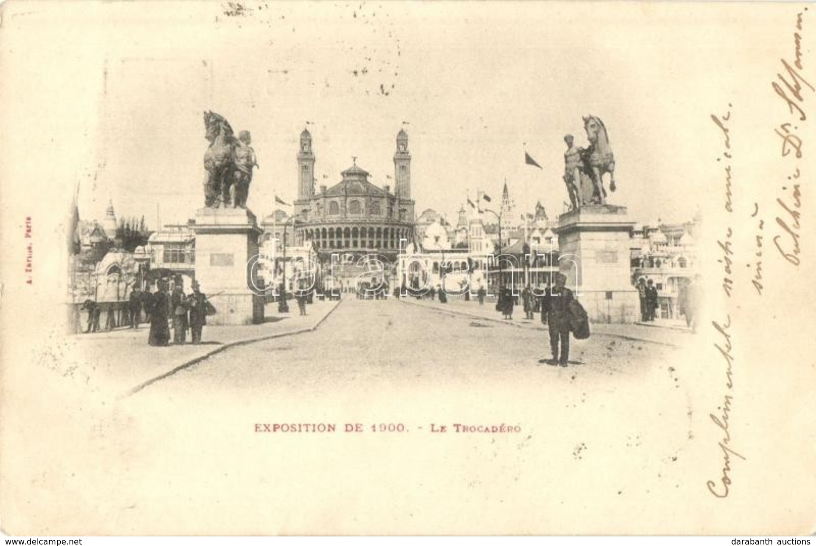 T2 1900 Paris, Exposition Universelle, Le Trocadero - Otros & Sin Clasificación