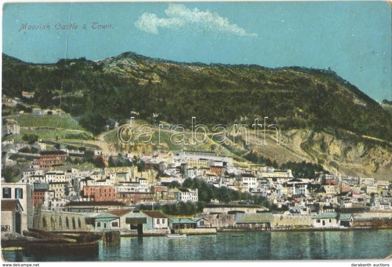 T3 1913 Gibraltar, Moorish Castle & Town (EB) - Otros & Sin Clasificación