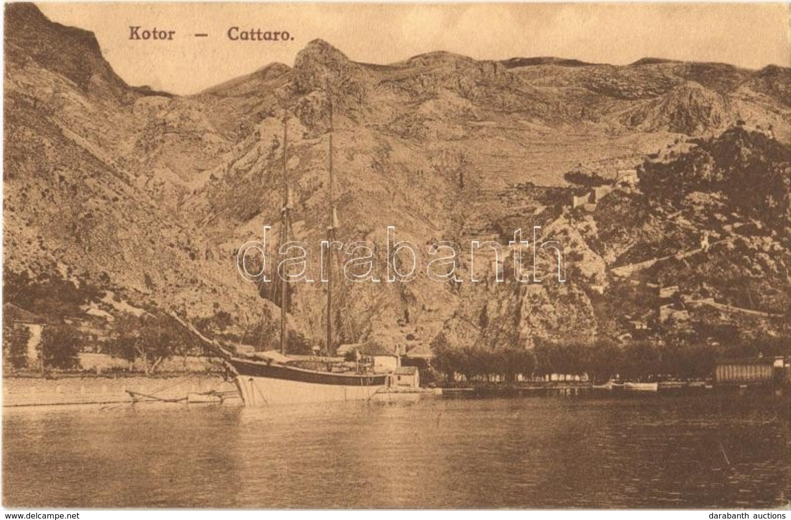 T2 1917 Kotor, Cattaro; + 'K.u.K. Kommando Des Turmfort Gorazda' - Otros & Sin Clasificación