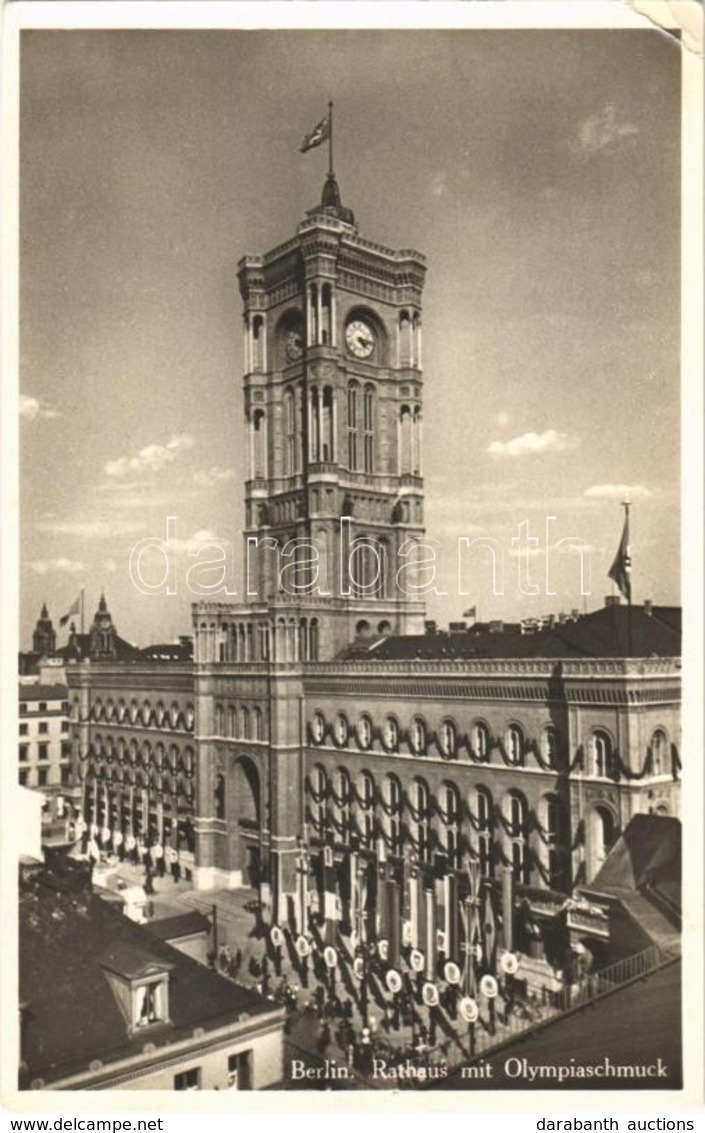 * T2/T3 Berlin, Rathaus Mit Olympiaschmuck / Town HallIlympic Ornament (EK) - Sin Clasificación