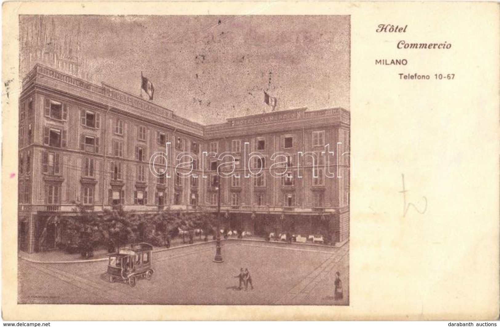 * T3 1923 Milano, Milan; Hotel Commercio (EB) - Otros & Sin Clasificación
