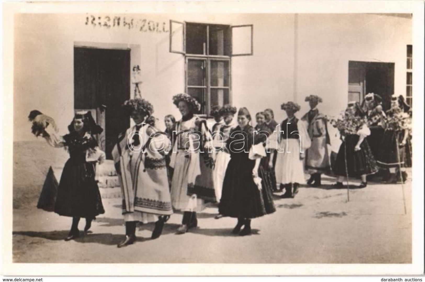 ** T1 V. Népszokások Stb. 48. Lakodalmas Menet Somogyban / Hungarian Folklore, Wedding Parade. Holló Mihály - Sin Clasificación