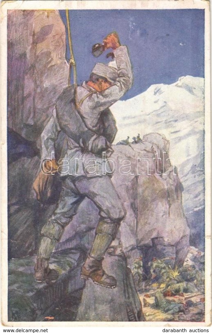 * T2/T3 1916 Korporal Rudolf Fellner Vernichtet Durch Einige Wohlgezielte Handgranatenwürfe Eine Im Hochgebirge Versteck - Sin Clasificación