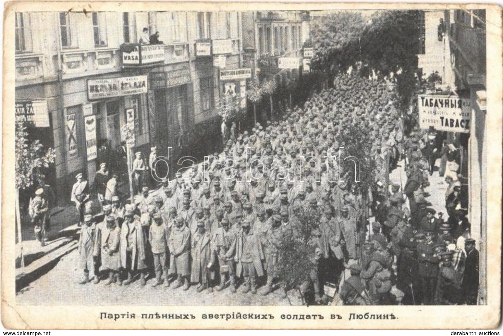 ** T3 Osztrák-magyar Hadifoglyok Lublinban / Group Of Captive Austro-Hungarian K.u.K. Soldiers In Lublin (Poland), POW ( - Sin Clasificación