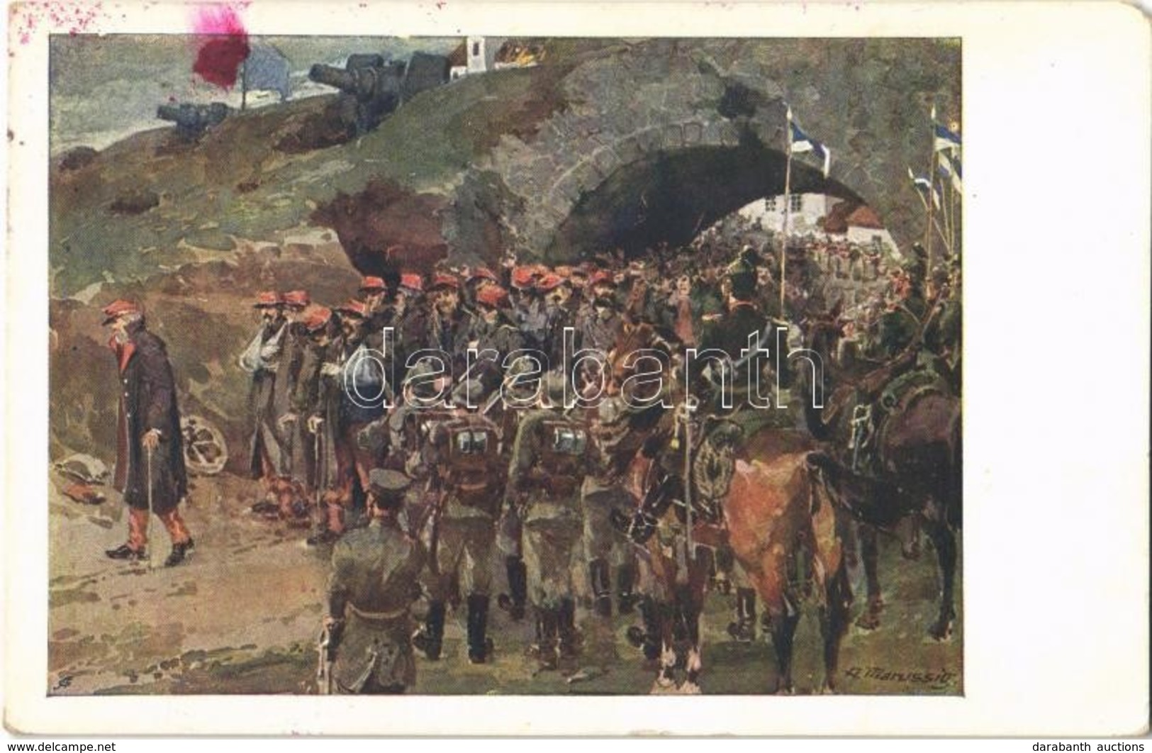 * T3 1918 Wounded Soldiers, WWI German Military, Offizielle Karte Für Rotes Kreuz, Kriegsfürsorgeamt, Krieghilfsbüro Nr. - Sin Clasificación