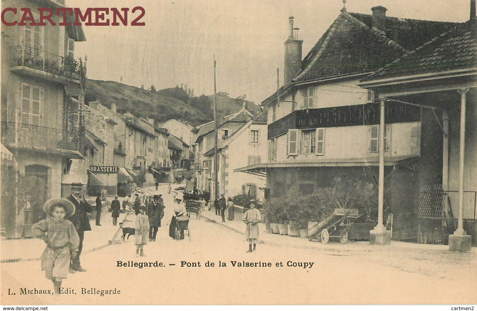 BELLEGARDE PONT DE LA VALSERINE ET COUPY ANIMEE  01 AIN - Bellegarde-sur-Valserine