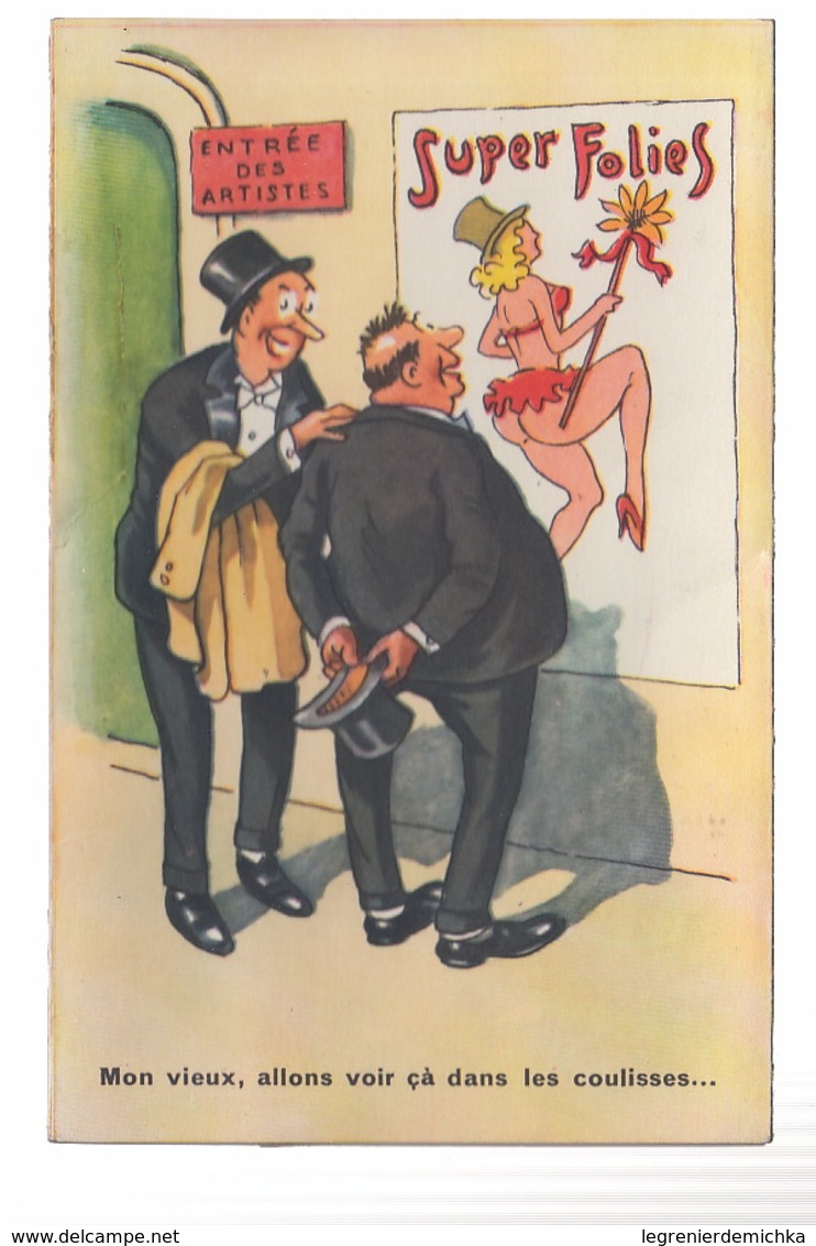 CPA FANTAISIE A Système - Illustrateur Jean CHAPERON - Super Folies Pin-Up Humour - Chaperon, Jean