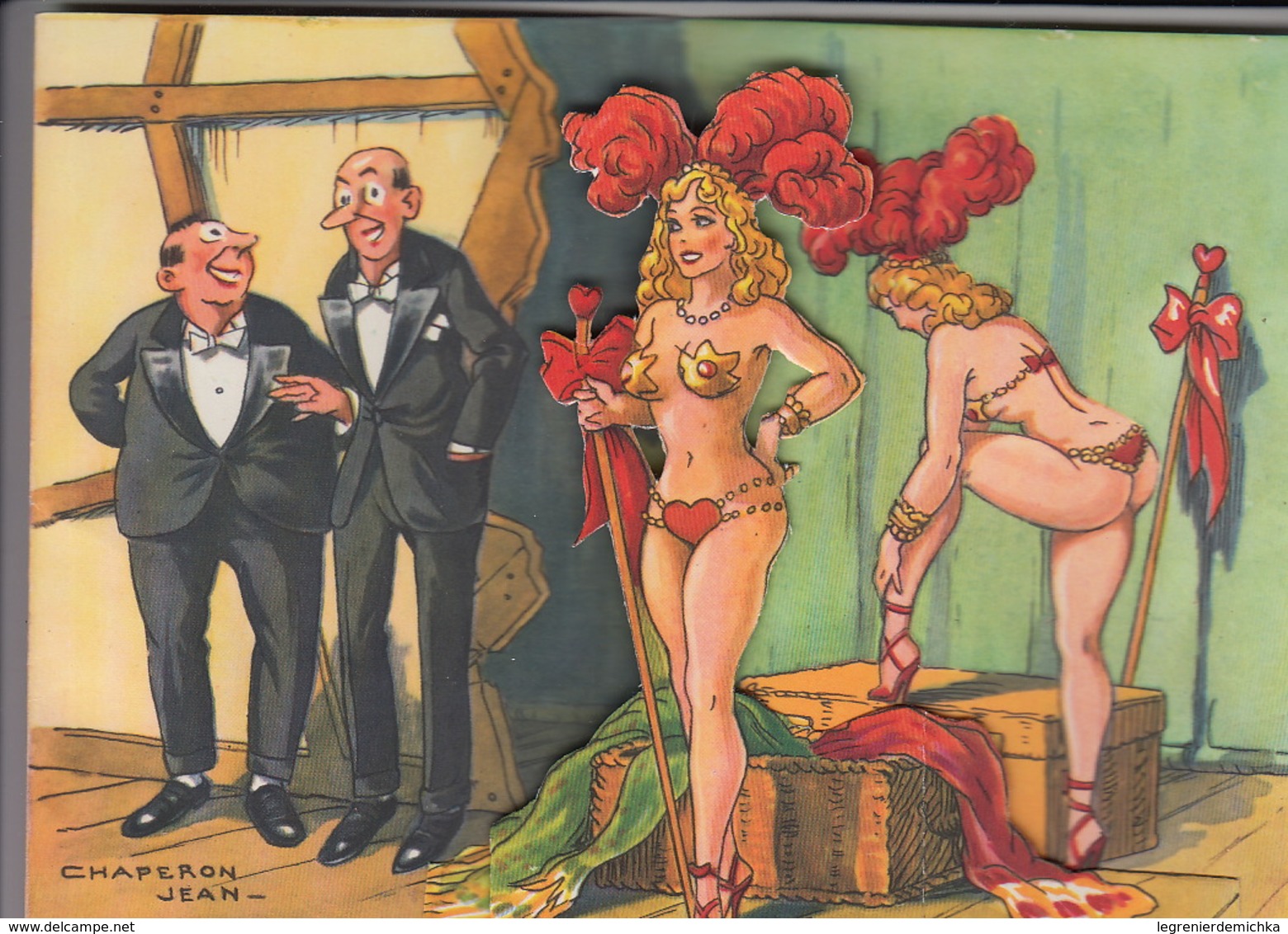 CPA FANTAISIE A Système - Illustrateur Jean CHAPERON - Super Folies Pin-Up Humour - Chaperon, Jean