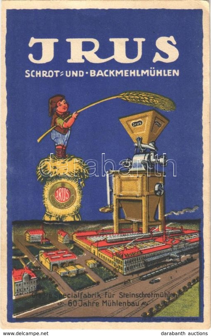 * T2/T3 Irus Schrot- Und Backmehlmühlen. Grösste Specielfabrik Für Steinschrotmühlen 60 Jahre Mühlenbau / German Stone G - Sin Clasificación