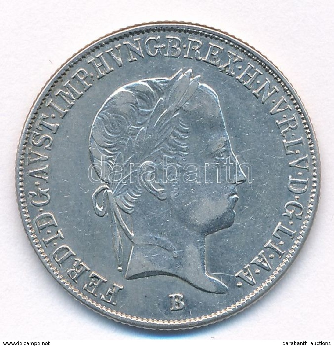 1846B 20kr Ag 'V. Ferdinánd' (6,62g) T:2 
Hungary 1846B 20 Kreuzer Ag 'Ferdinand V' (6,62g) C:XF Huszár: 2081., Unger II - Sin Clasificación