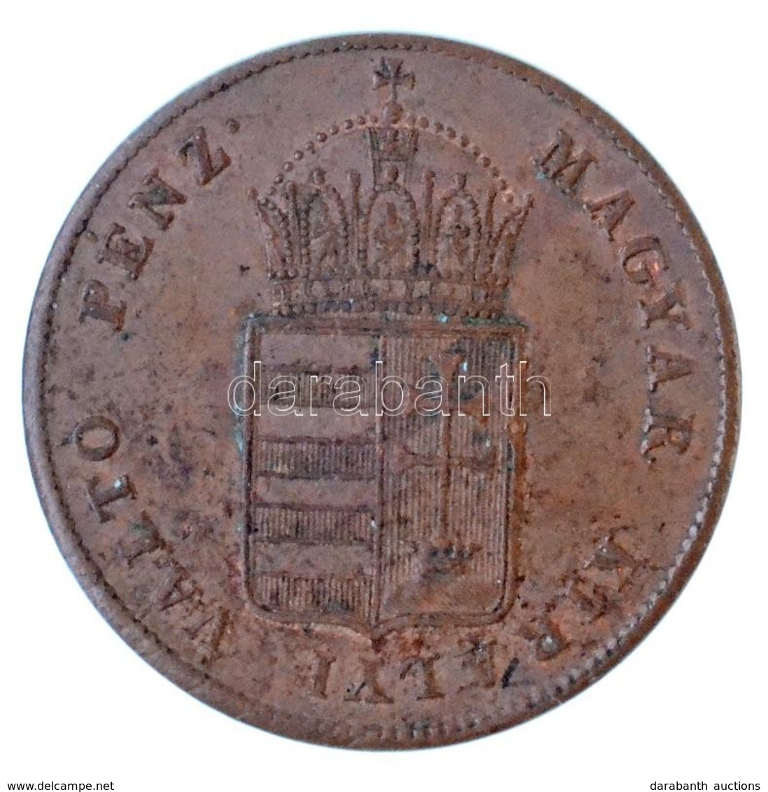 1848. 1kr Cu T:1- Lapkahiba Hungary 1848. 1 Kreuzer Cu C:AU Planchet Error
Adamo B1 - Sin Clasificación